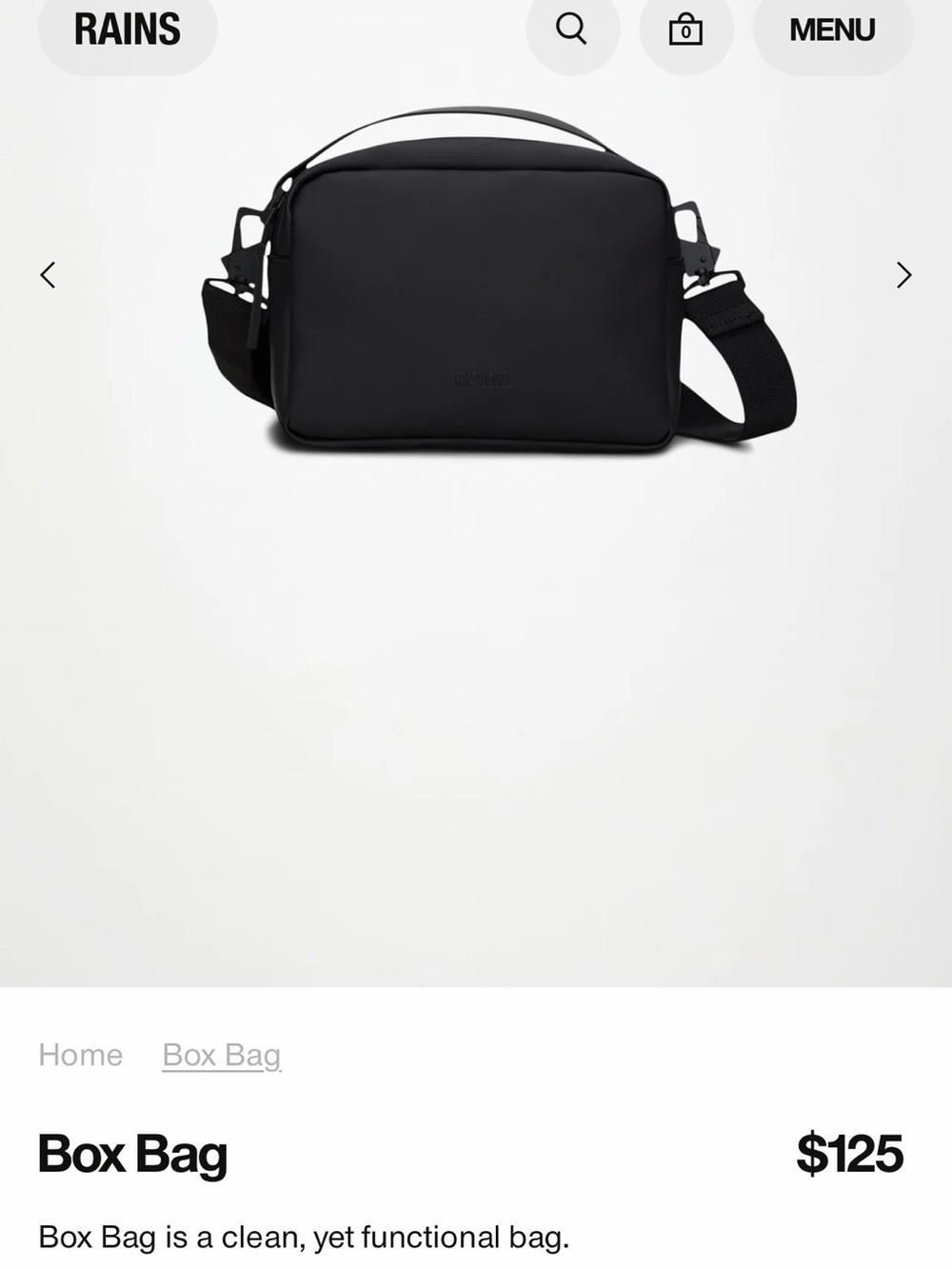 Rains waterproof unisex bag - Picture 7 of 7